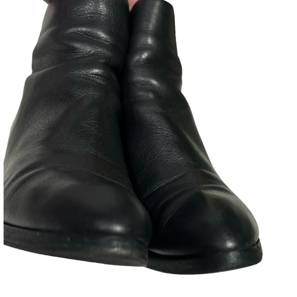 Alexander Wang Gabi Black Ankle Boots Silver Sliced  Heel Sz 40 - Picture 3 of 15